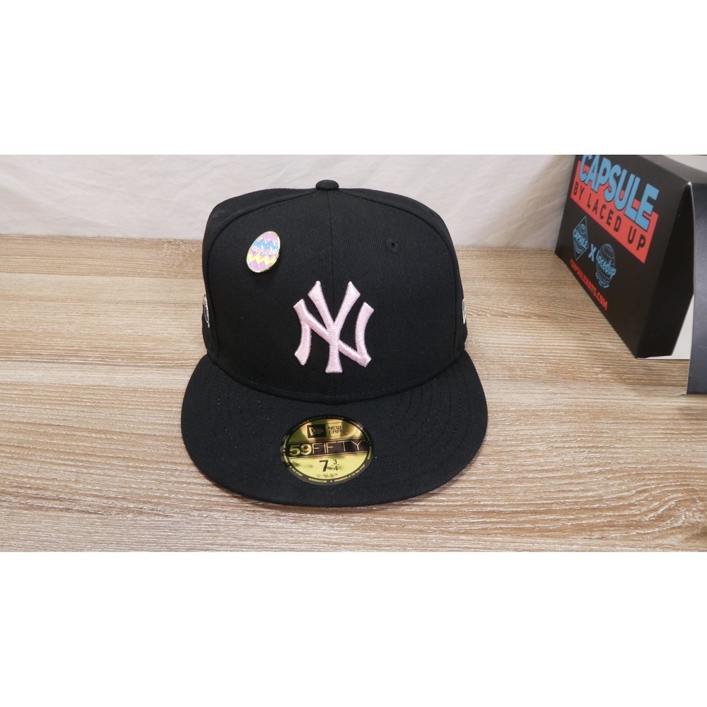 New Era New York Yankees World Series 2009 59FIFTY Fitted Cap Black Size 7 3/4